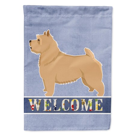 Carolines Treasures Norwich Terrier Welcome Flag Canvas House Size CK3610CHF